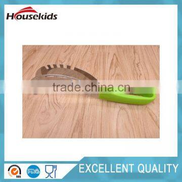 Watermelon Slicer Corer & Server Knife as Seen on TV STAINLESS STEEL GIFT - STRAWBERRY HULLER NOT SHARP KID-FRIENDLY PERFECT photo-4