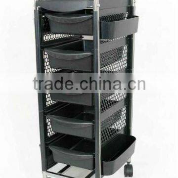 salon trolley for hairdressing , hand tool cart for salon