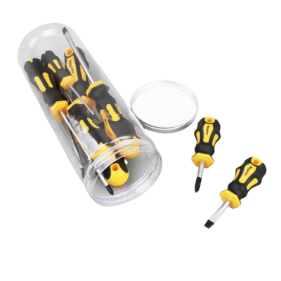 10PCS Repair Tool Set-Magnetic Screwdriver Kit with Phillips and Flat Head, Non-Slip Handle, Screwdriver Tool Set @ Workiotools