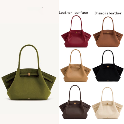 Suede Vegan Leather Single Shoulder Crossbody Underarm Bag, Trendy Mini Fashion Tote Bag, Unique Design Dumpling Bag