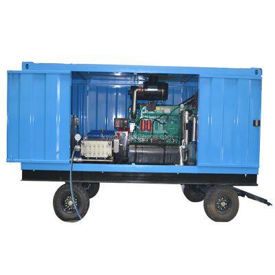 High Pressure Water Jet Cleaning Machine Price Water Pressure Cleaning Equipment 1500bar Diesel Engine Hydro Blasting Machine