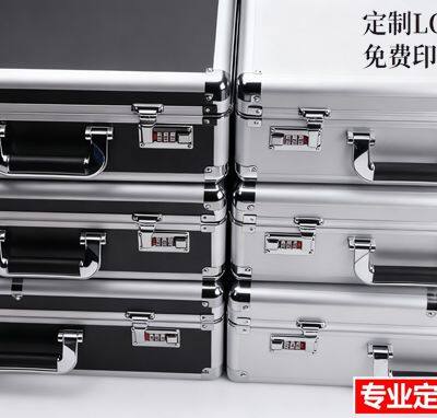 Professional Aluminum Tool Case Series - Black & Silver Collection for Heavy-Duty Equipment Storage photo-4