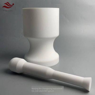Polytetrafluoroethylene Mortar for Sample Pretreatment, Teflon Grinder, Corrosion-resistant Plastic Mashing Jar