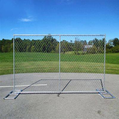 High Quality Galvanized 6X12 Chain Link Temporary Fence Panels for America ECO FRIENDLY photo-2