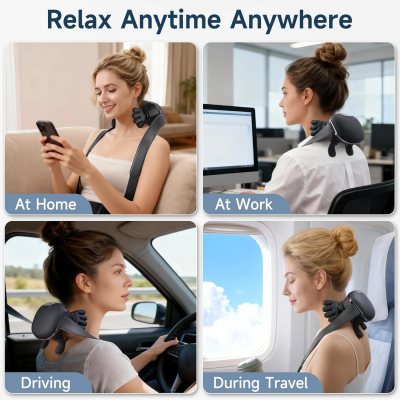 Portable Neck and Back Massager With Dual Bionic Massage Heads MH-BY058 photo-5