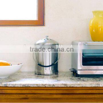 2016 Hot Saling 1gallon Kitchen Stainless Steel Compost Bin, Compost Pail With Lid and Carbon photo-4