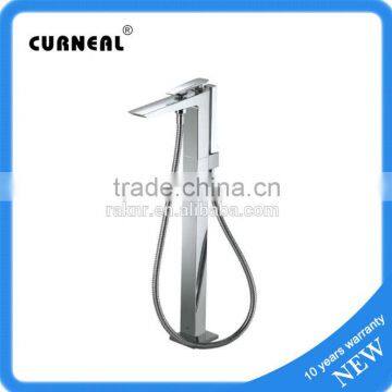 Popular Single Handle Floor Standing Bathtub Mixer Bath Taps