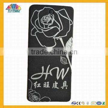 plastic holders price tags, garment paper hang tag, leather label