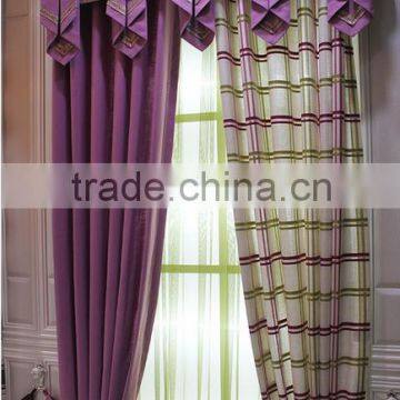 2015 Yarn Dyed Plaid Cotton Curtains Livingroom Curtains photo-2