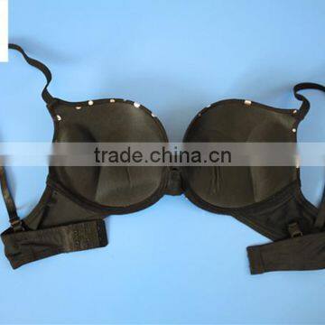 Black Dot Padded Women Bra,sexy Lady Bra photo-5