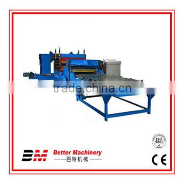 High speed cut to length line for metal sheets