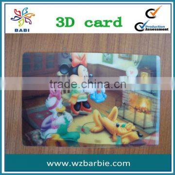 High quality cartoon plastic card