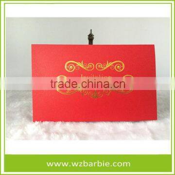 2015 New Design Laser Cut Business Invitation Card