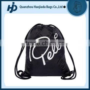 Simple fashionable cheap polyester drawstring shoe bags