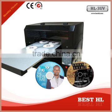 high speed 6 color printer uv, high resolution CD printing machine, CD diy printer