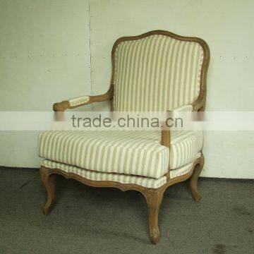 vintage French style reclaimed wood popular sofa chair