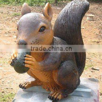 FRP squirrel statue