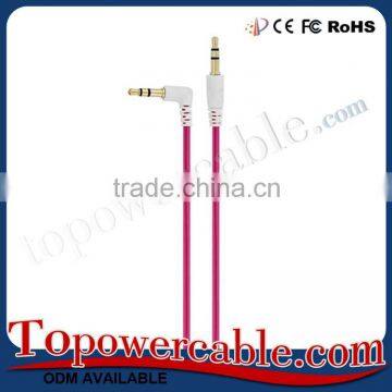 Supply 2016 Hot Selling Good 3.5mm To 3.5mm Audio Cables With Right Angle photo-2