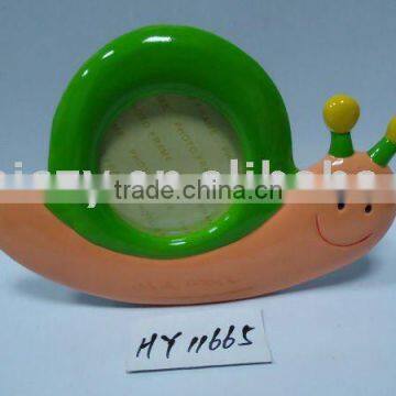 Ceramic Photo Frame snail shape