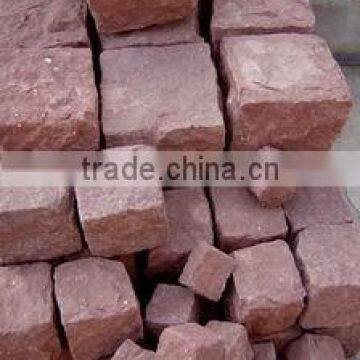 Shandong purple cube sandstone for paving