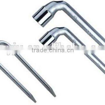 17mm New style L type wheel wrench with screwdriver