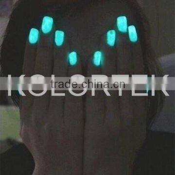 Nail enamel glowing pigment, glow in the dark pigment