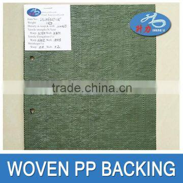 Good dimensional stability Woven Polypropylene artificial grass backing