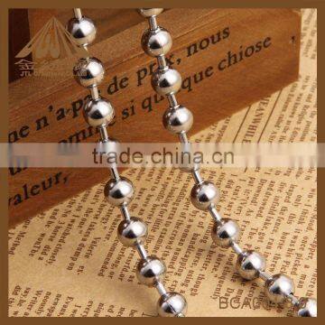 Stylish stainless steel bead chain bracelet