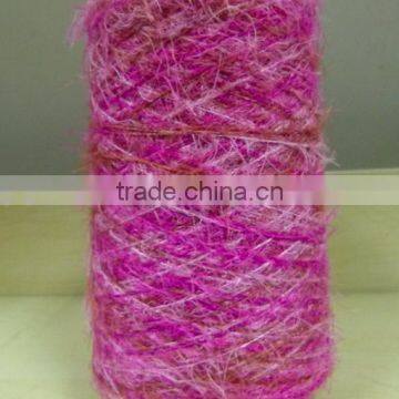 6NM nylon space dyed feather yarn