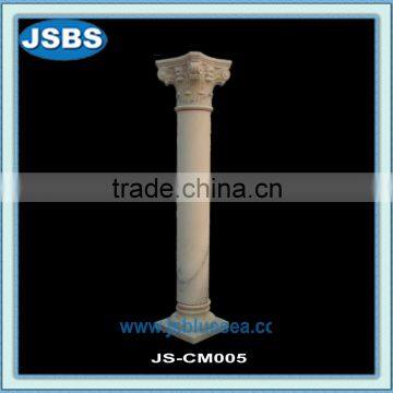 large carved modern marble pillar