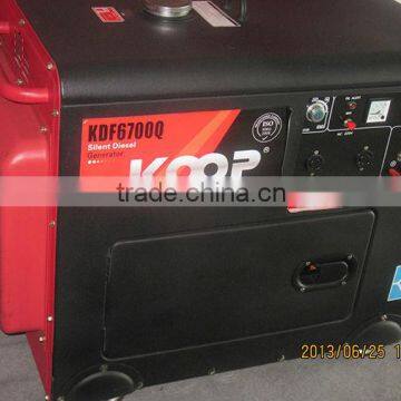 Super Silent Diesel Generator-KOOP-KDF6700Q