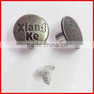 17mm customer jean button