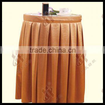 new arrival hotel ruffled table skirt for wedding