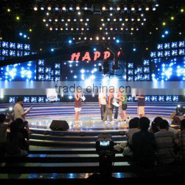 P20 indoor stage rental transparent led mesh screen