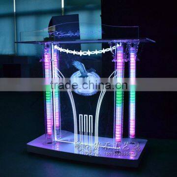 Colorful Acrylic Bar Table With LED Lights, Bar Table for Bar, dj Equipment photo-6