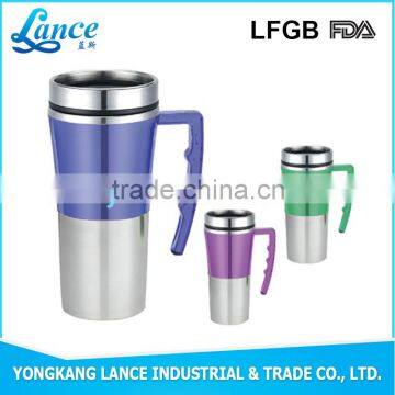 Newly design premium 450ml travel mugs