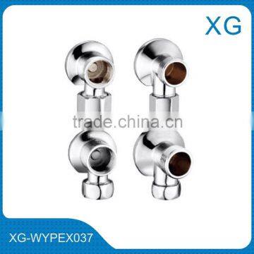 Brass compression male female with seat/male female elbow with plate/PEX pipe brass fittings