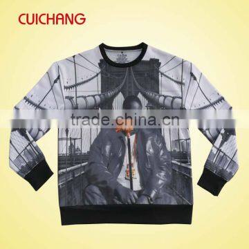 Wholesale Custom Crewneck Printed Sweatshirt Sublimated Sweatshirt photo-2