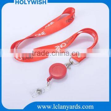 Custom retractable yoyo reel nursing badge holder for lanyard