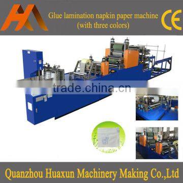Automatic Lamination Folding Tissue Napkin Paper Converting Machine