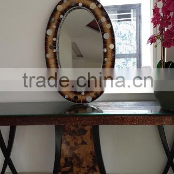 side wall decorative mirror frame with Mother of pearl and moving eggshell