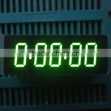 Digital Number Display Green Color