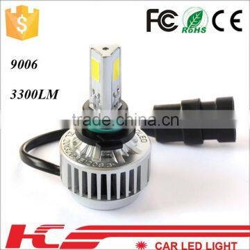 Brightest 3 sides emitting 3300lm H7 H8 H9 H11 9005 9006 car led lamp