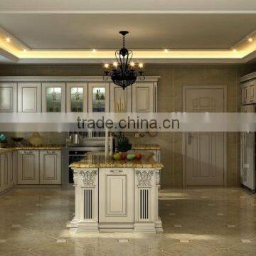 wooden kitchen cabinet designs made in China