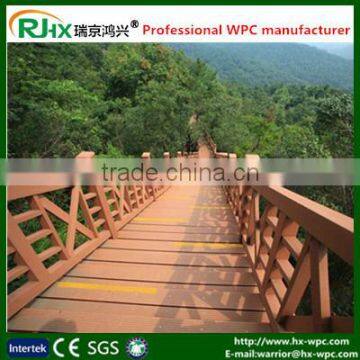 2015 new design WPC outdoor handrailing and fencing