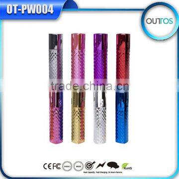 Portable Mascara Shape Power Bank 2200mah With Led Flashlight