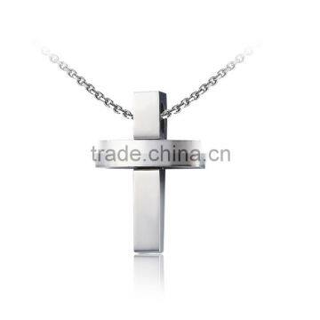 DAIHE Stainless Steel Christian Cross Necklace Pendant photo-3