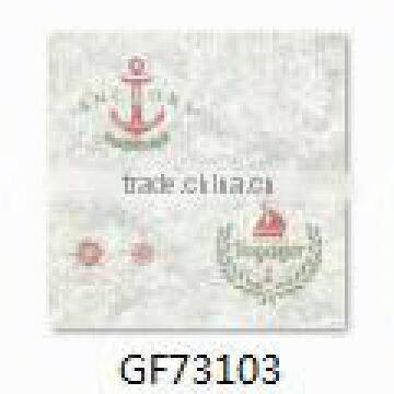 Hot Sale Printing Non Woven Wallpaper, Grey for Kids Nautical Wall Mural for Kids Bedroom , Decoration Wall Decal Supplier