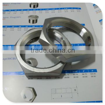 Metric Hex Locknut,Stainless Steel 316 M72*2,Class 150