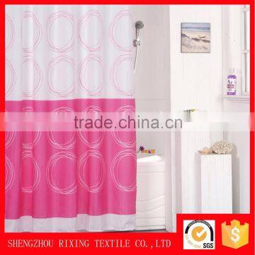 Factory Wholesale Shower Curtain Fabric Woven 100%polyester Blackout Curtain